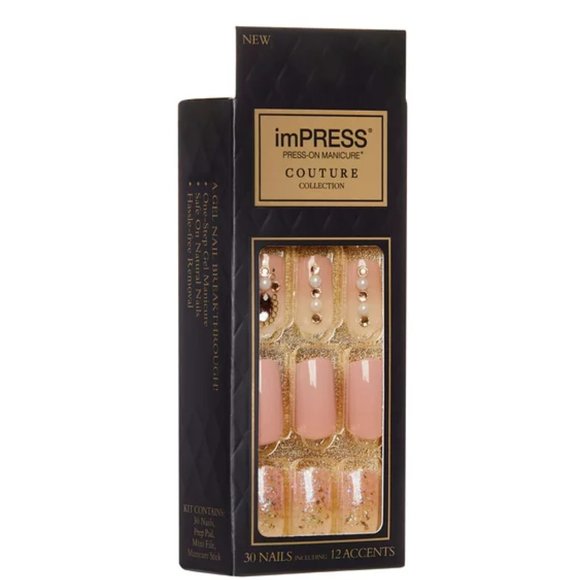 KISS imPRESS Press-on Manicure Couture Collection, Superb, Medium, Square - Picture 4 of 5